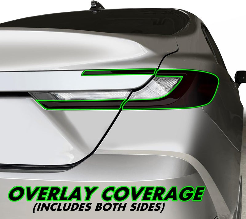 SlickMod فيلم فينيل مدخن مقصوص مسبقًا لمصباح خلفي تويوتا كامري 2025-2026 (مدخن داكن، 2. قطع مصباح خلفي) - Image 2